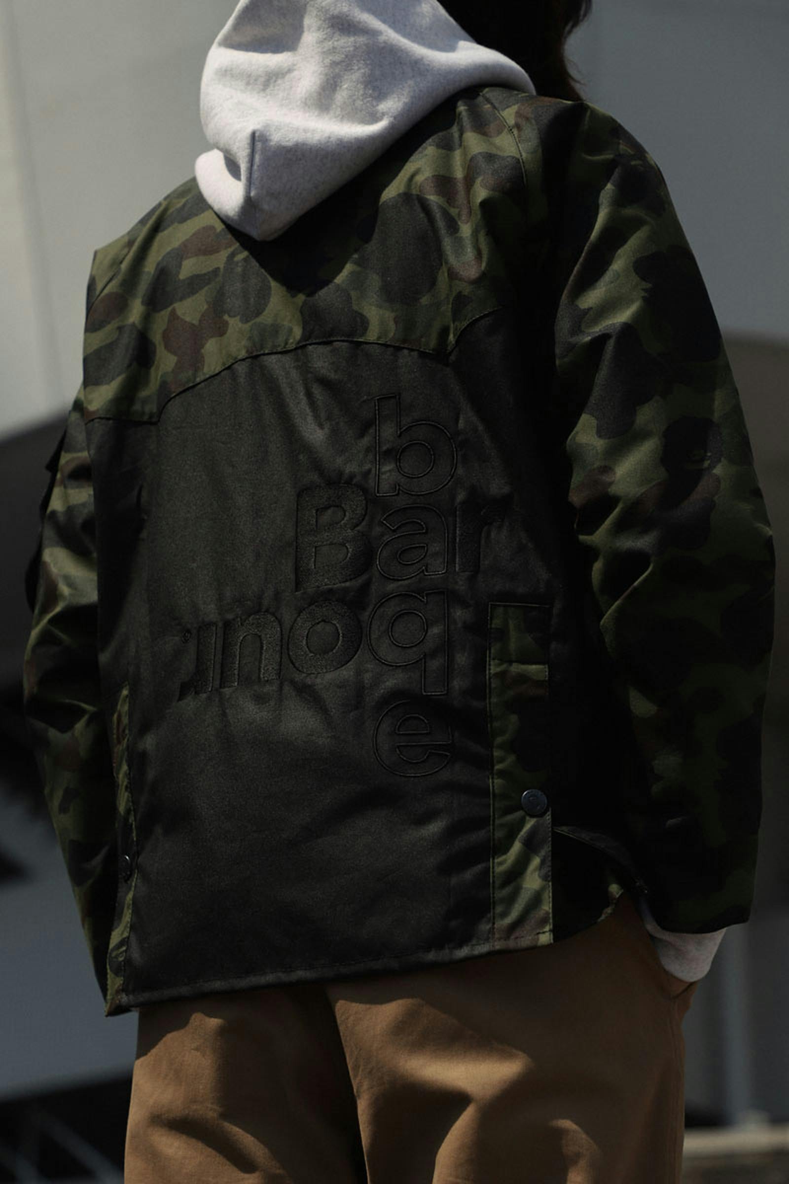 For AW21, Barbour Collaborates With A Bathing Ape For The First